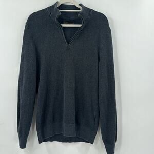 Fairlane and sons cotton charcoal knit sweater